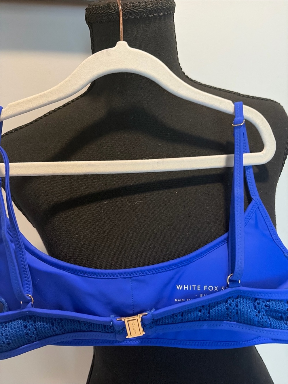 White Fox Swim Bikini Cobolt Bathing suit Blue Two Piece - Picture 5 of 15